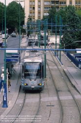 Viennaslide-05391109 Paris, moderne Straßenbahn T1 - Paris, Modern Tramway T1