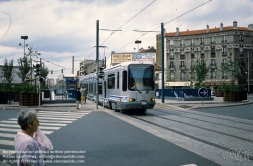 Viennaslide-05391124 Paris, moderne Straßenbahn T1 - Paris, Modern Tramway T1