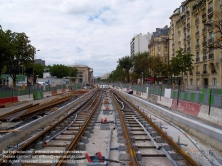 Viennaslide-05393003 Paris, Bau der Tramway Linie T3 - Paris, Construction of Modern Tramway Line T3