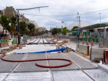 Viennaslide-05393005 Paris, Bau der Tramway Linie T3 - Paris, Construction of Modern Tramway Line T3