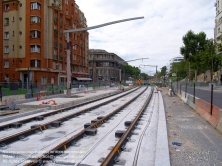 Viennaslide-05393010 Paris, Bau der Tramway Linie T3 - Paris, Construction of Modern Tramway Line T3
