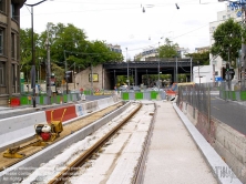 Viennaslide-05393013 Paris, Bau der Tramway Linie T3 - Paris, Construction of Modern Tramway Line T3