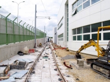 Viennaslide-05393015 Paris, Bau der Tramway Linie T3 - Paris, Construction of Modern Tramway Line T3