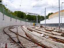 Viennaslide-05393023 Paris, Bau der Tramway Linie T3 - Paris, Construction of Modern Tramway Line T3