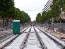 Viennaslide-05393039 Paris, Bau der Tramway Linie T3 - Paris, Construction of Modern Tramway Line T3