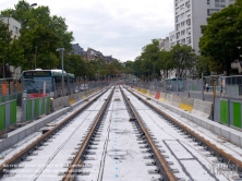 Viennaslide-05393044 Paris, Bau der Tramway Linie T3 - Paris, Construction of Modern Tramway Line T3