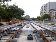 Viennaslide-05393045 Paris, Bau der Tramway Linie T3 - Paris, Construction of Modern Tramway Line T3
