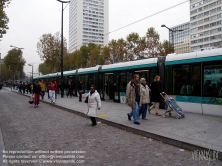 Viennaslide-05393172 Paris, moderne Tramway T3 - Paris, Modern Tramway T3