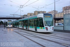 Viennaslide-05393624 Paris, moderne Tramway Linie T3bis, Porte de Vincennes