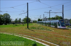 Viennaslide-05399135 Paris, moderne Straßenbahn Porte de Choisy-Orly, Linie T9 // Paris, modern Tramway Porte de Choisy-Orly, Line T9