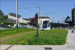 Viennaslide-05399155 Paris, moderne Straßenbahn Porte de Choisy-Orly, Linie T9 // Paris, modern Tramway Porte de Choisy-Orly, Line T9