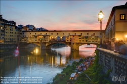 Viennaslide-06641822 Der Ponte Vecchio ist die älteste Brücke über den Arno in der italienischen Stadt Florenz. Das Bauwerk gilt als eine der ältesten Segmentbogenbrücken der Welt.
