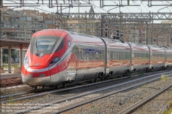Viennaslide-06799009 Rom, Hochgeschwindigkeitszug Frecciarossa // Rome, Bullet Train Frecciarossa