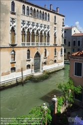 Viennaslide-06810001 Venedig, Palazzo an einem Kanal - Venice, Palazzo, Channel
