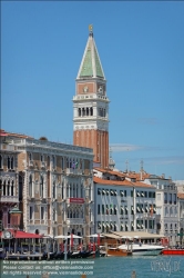 Viennaslide-06821118 Venedig, Canal Grande, Campanile // Venice,  Canal Grande, Campanile Tower