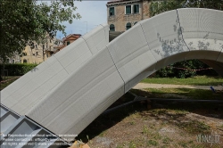 Viennaslide-06872102 Venedig, Biennale 2021, 3D-gedruckte Striatusbrücke // Venice, Biennale 2021, 3D-Printed Striatusbridge