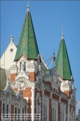 Viennaslide-07316909 Rathaus von Ujpest, Armin Hegedüs 1899 // Ujpest Town Hall, Armin Hegedüs 1899