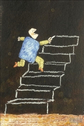 Viennaslide-75010123 Karriereleiter (Illustration von Gerhard Gepp) - Career Ladder
