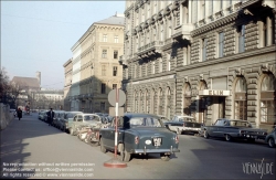 Viennaslide-00010010 Wien, Volksgartenstraße, Historische Aufnahme, 1961 // Vienna, Volksgartenstraße, Historic Photo 1961