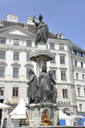 Viennaslide-00010216 Wien, Freyung, Austriabrunnen - Vienna, Freyung, Austria Fountain