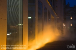 Viennaslide-00010285 Wien, Yellow Fog an der Verbund-Zentrale von Olafur Eliasson - Vienna, Yellow Fog by Olafur Eliasson