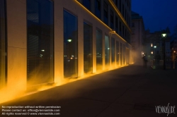 Viennaslide-00010286 Wien, Yellow Fog an der Verbund-Zentrale von Olafur Eliasson - Vienna, Yellow Fog by Olafur Eliasson