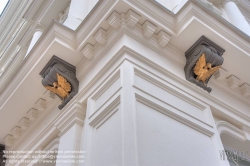 Viennaslide-00010523h Zur goldenen Ente, Detail an einem historischen Gebäude - Detail on a Historic Building