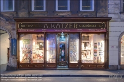 Viennaslide-00010592f Wien, Wollzeile, Papiergeschäft Katzer // Vienna, Wollzeile, Paper Shop Katzer
