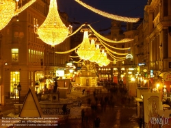 Viennaslide-00015192 Wien, Graben, Weihnachtsbeleuchtung - Vienna, Graben, Christmas Decoration