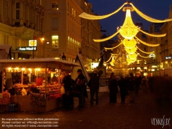 Viennaslide-00015193 Wien, Graben, Weihnachtsbeleuchtung - Vienna, Graben, Christmas Decoration