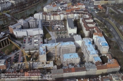Viennaslide-00020002 Wien, Luftaufnahme Obere Donaustraße, Scholzgasse, Obere Augartenstraße - Vienna, Aerial View Obere Donaustraße, Scholzgasse, Obere Augartenstraße