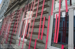 Viennaslide-00020167 Wien, Fassadendekoration an einem Architekturbüro