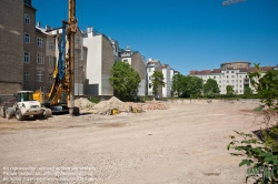 Viennaslide-00020189 Wien, Obere Donaustraße, Bauplatz