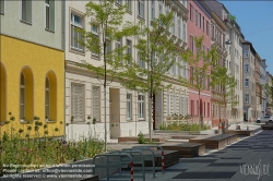 Viennaslide-00020192 Wien, Schulvorplatz BRG/BORG Lessinggasse // Vienna, Traffic Calming in Front of Lessinggasse School