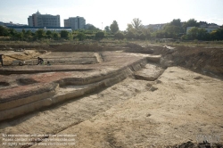 Viennaslide-00030188 Wien, Stadtentwicklungsgebiet Aspangbahnhof, Ausgrabungen der ehemaligen Hafenbecken des Wiener Neustädter Kanals