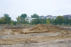 Viennaslide-00030191 Wien, Stadtentwicklungsgebiet Aspangbahnhof, Ausgrabungen der ehemaligen Hafenbecken des Wiener Neustädter Kanals