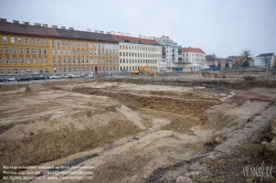 Viennaslide-00030199 Wien, Stadtentwicklungsgebiet Aspangbahnhof, Ausgrabungen der ehemaligen Hafenbecken des Wiener Neustädter Kanals