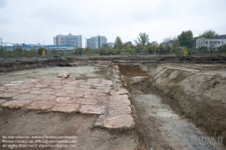 Viennaslide-00030205 Wien, Stadtentwicklungsgebiet Aspangbahnhof, Ausgrabungen der ehemaligen Hafenbecken des Wiener Neustädter Kanals