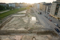 Viennaslide-00030231 Wien, Stadtentwicklungsgebiet Aspangbahnhof, Ausgrabungen der ehemaligen Hafenbecken des Wiener Neustädter Kanals