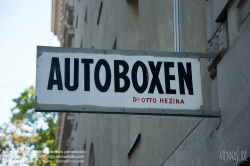 Viennaslide-00030314 Wien, Schild Autoboxen