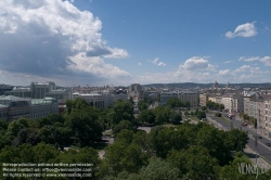 Viennaslide-00040135 Wien, Karlsplatz, Drohnenaufnahme