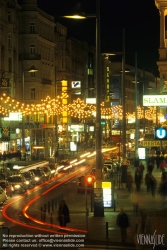 Viennaslide-00061105 Wien, Mariahilferstraße vor dem Umbau zur Fußgängerzone, Kreuzung Neubaugasse