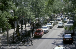 Viennaslide-00061123 Wien, Mariahilferstraße vor dem Umbau zur Fußgängerzone