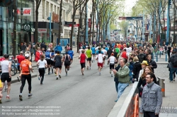 Viennaslide-00061171 Wien, Mariahilferstraße, Wienmarathon