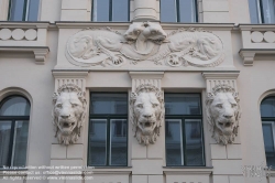 Viennaslide-00070148 Wien, Mondscheingasse, Gründerzeitfassade - Vienna, Tenement Facade