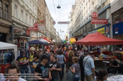 Viennaslide-00070166 Wien, Flohmarkt Neubaugasse