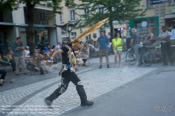 Viennaslide-00070168 Wien, Siebensternplatz, Straßentheater - Vienna, Street Festival