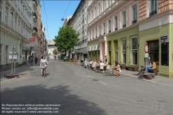 Viennaslide-00070235 Wien, autofreie Lindengasse // Vienna, Car-Free Lindengasse