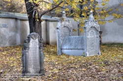 Viennaslide-00091201h Wien, Jüdischer Friedhof Seegasse - Vienna, Jewish Graveyard Seegasse