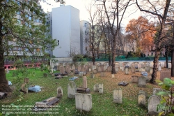 Viennaslide-00091206h Wien, Jüdischer Friedhof Seegasse - Vienna, Jewish Graveyard Seegasse